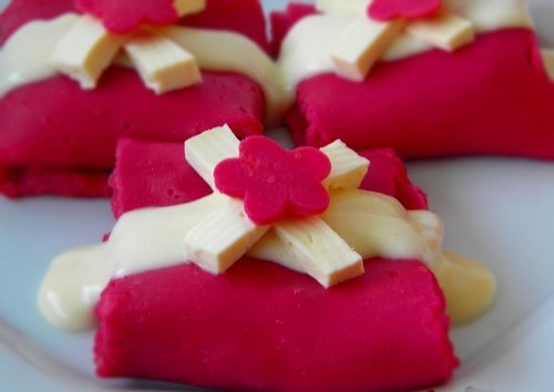 Crepe de Queijo Rosa