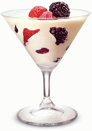 Marshmallow com Frutas Vermelhas