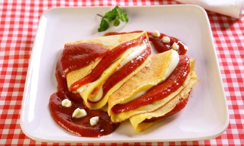 Crepe Romeu e Julieta