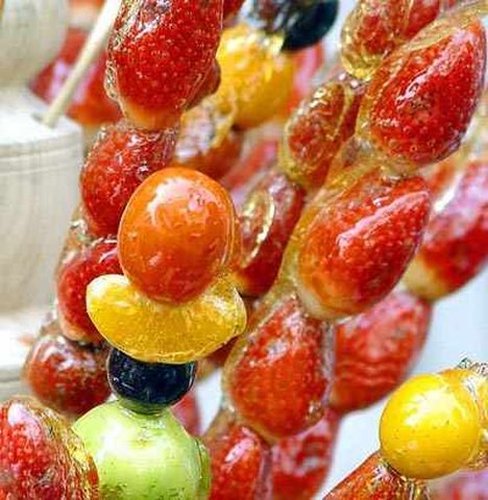 Frutas Vitriicadas (frutas vidradas)