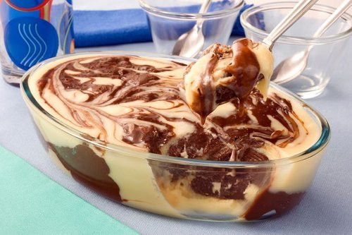 Triplo Brigadeiro de Colher (mousse falso)