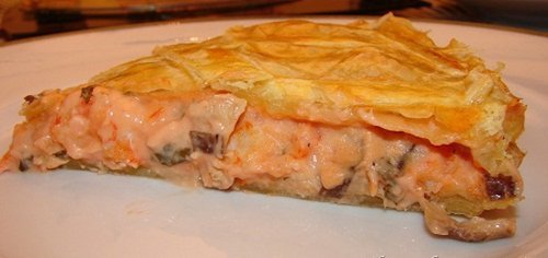 Pastelão de Camarão com Catupiry