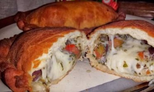 Pastelão de Pizza com massa de queijo