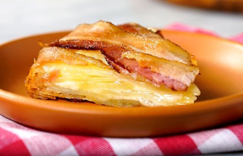 Pastel de Bacon com Batatas