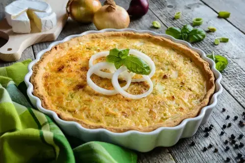 Quiche de Cebola com Jalapeño